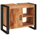 Vaskeskap med hylle Brun 71 x 33 x 58 cm Solid akasietre