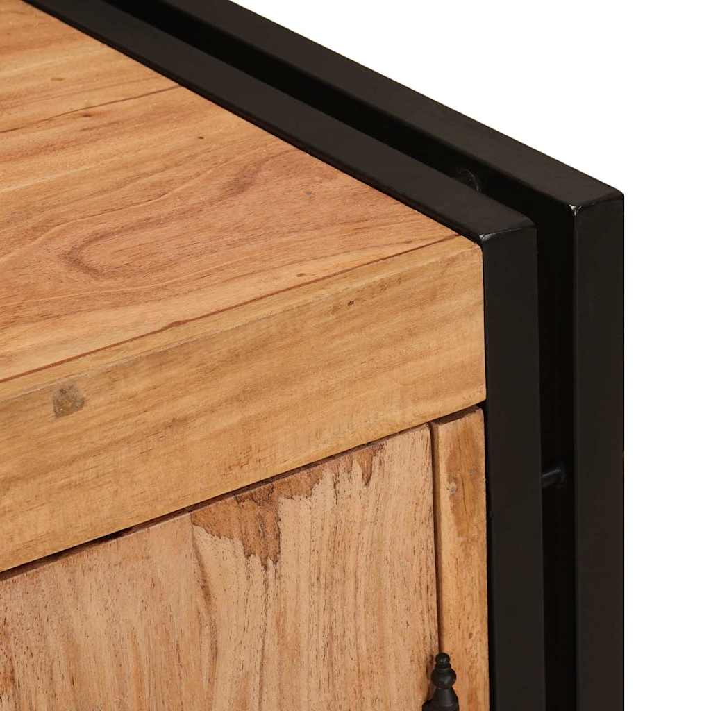 Nattbordskap Brun 38 x 33 x 58 cm heltre akasie