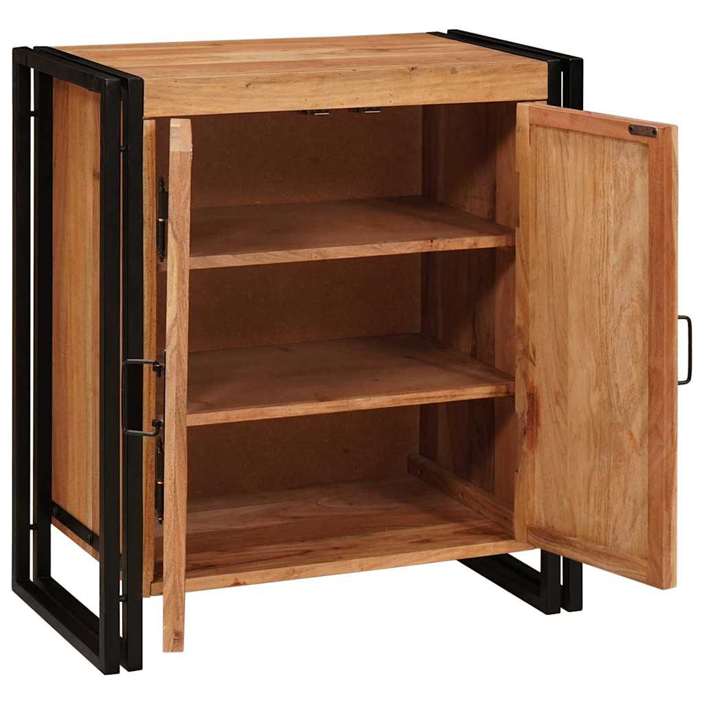 Nattbordskap Brun 66 x 35 x 76 cm heltre akasie