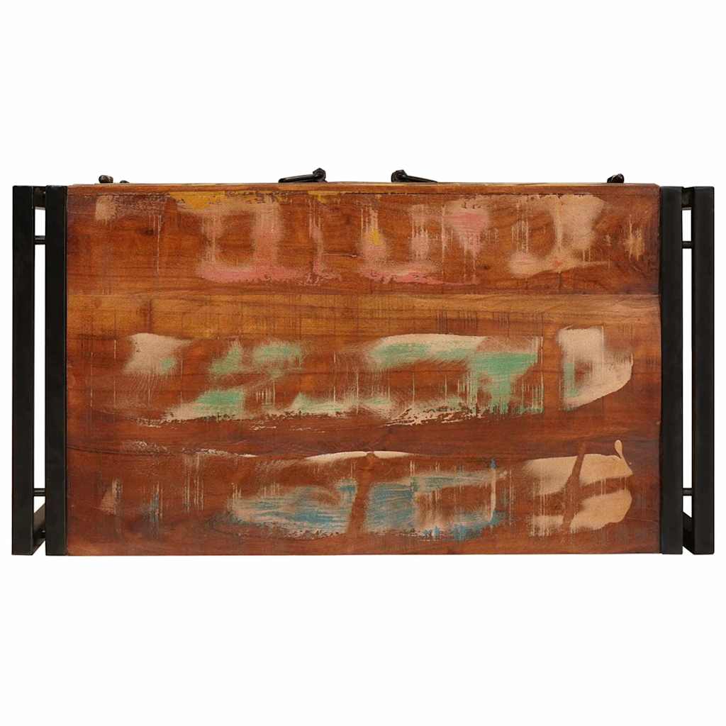 Nattbordskap Flerfarget 38 x 33 x 58 cm gjenvunnet heltre