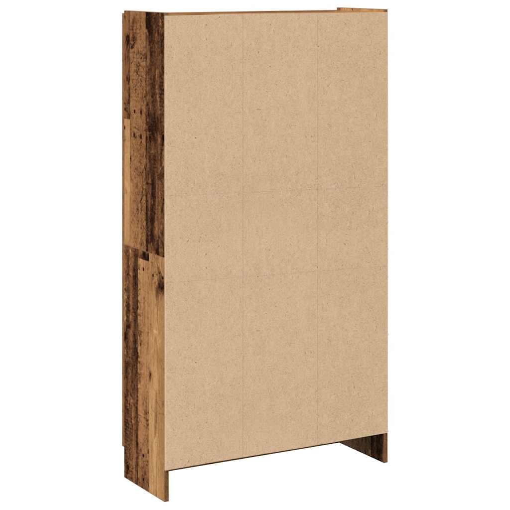 Highboard gammelt tre 82,5x30,5x150 cm konstruert tre