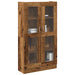 Highboard gammelt tre 82,5x30,5x150 cm konstruert tre