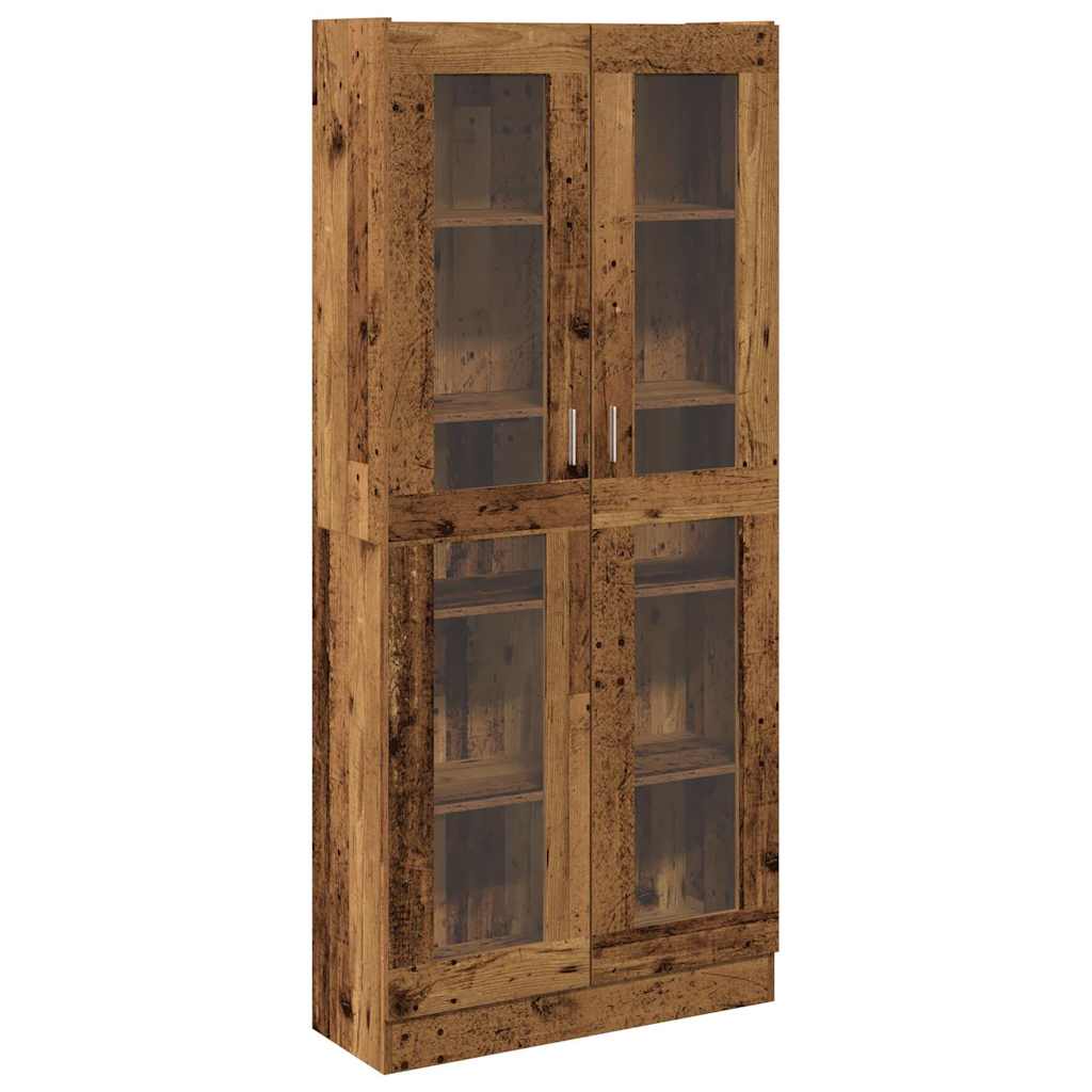 Highboard gammelt tre 82,5x30,5x185 cm konstruert tre