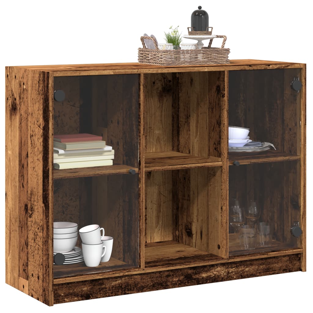 Skjenk gammelt tre 102x37x75,5 cm konstruert tre