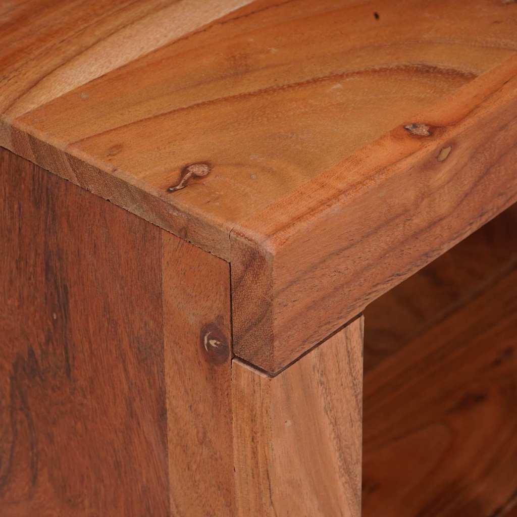Bokhylle 3 pcs Brun 50 x 30 x 110 cm Solid akasietre