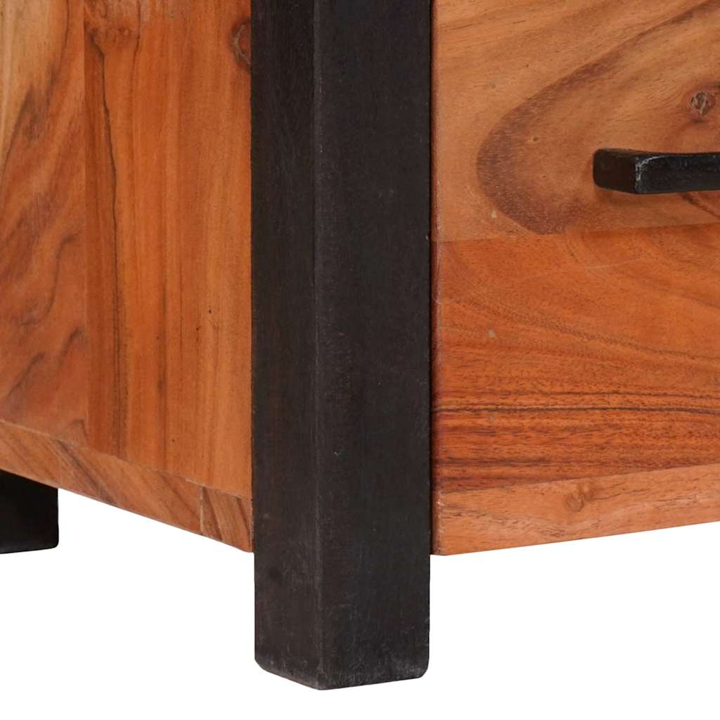 Serviesskap 3 pcs Brun 110 x 30 x 75 cm Solid akasietre