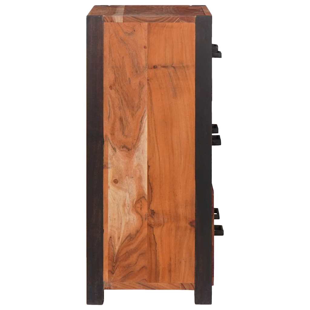 Serviesskap 3 pcs Brun 110 x 30 x 75 cm Solid akasietre