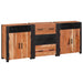 Serviesskap 3 pcs Brun 165 x 30 x 75 cm Solid akasietre