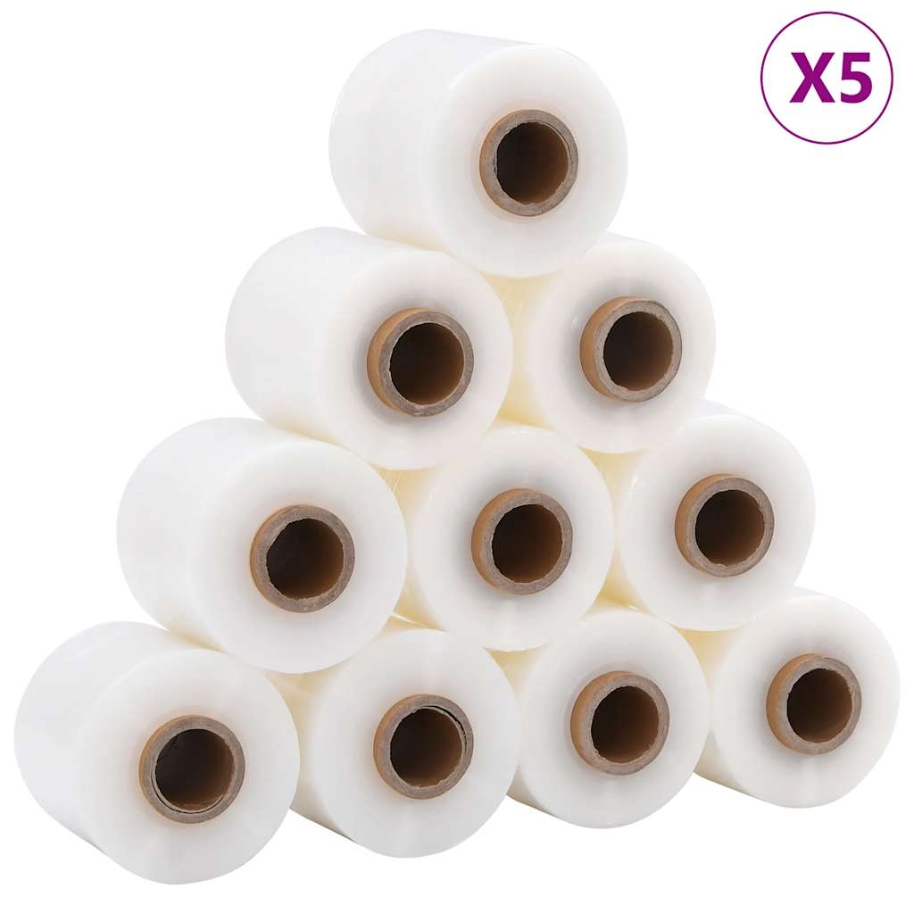 stretch Films 50 stk transparent 23 µm 10 cm x 150 m