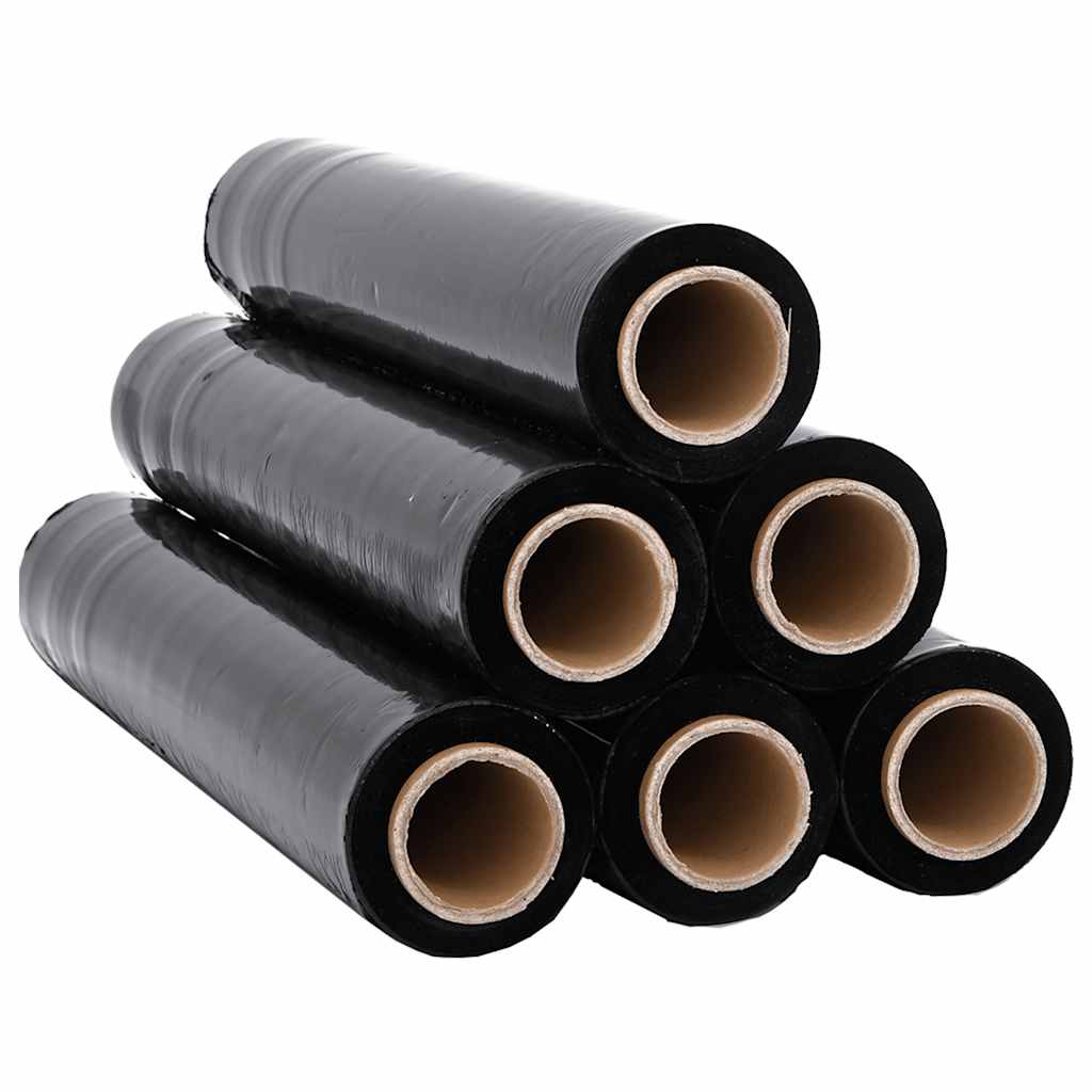 Strekkfilm 6 stk svart 30 μm 50 cm x 150 m