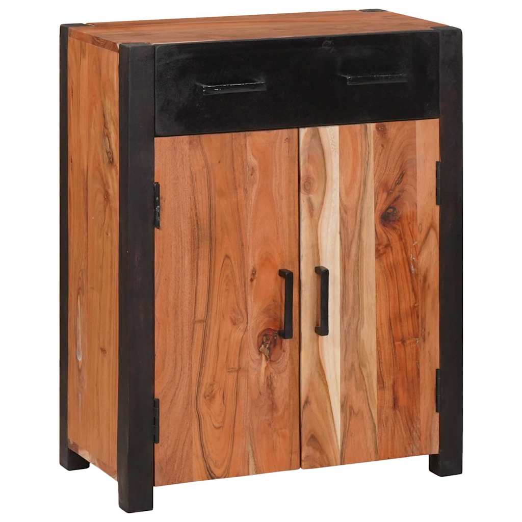 Serviesskap med skuff Brun 55 x 30 x 75 cm Solid akasietre