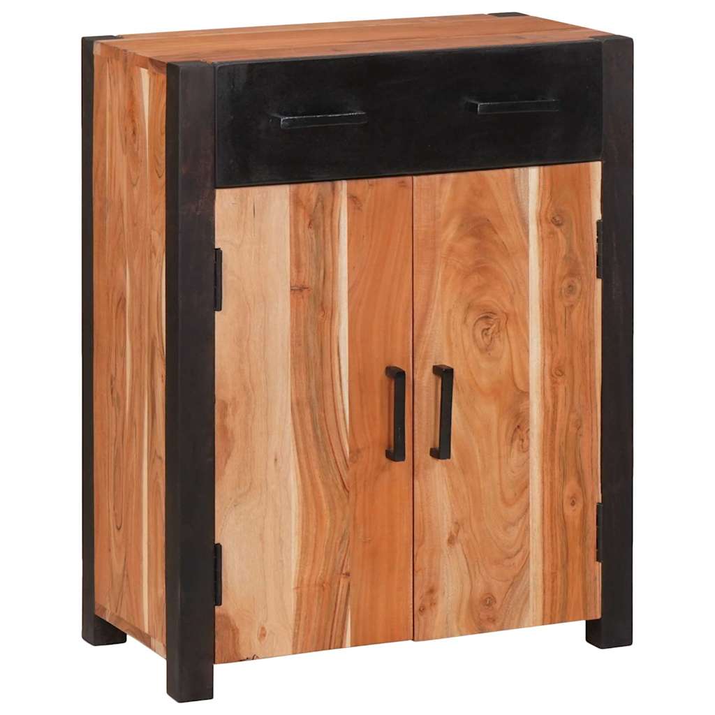 Serviesskap med skuff Brun 55 x 30 x 75 cm Solid akasietre