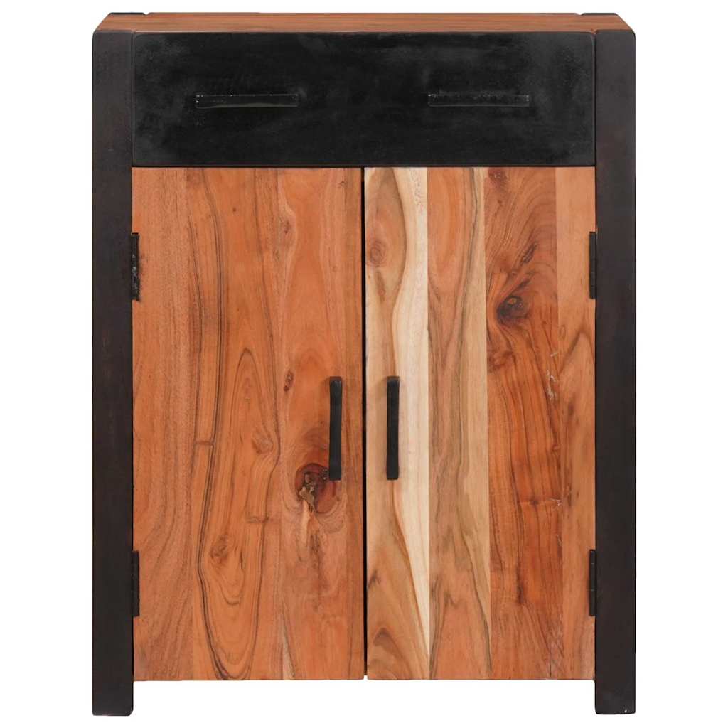 Serviesskap med skuff Brun 55 x 30 x 75 cm Solid akasietre