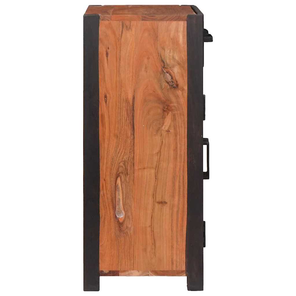 Serviesskap med skuff Brun 55 x 30 x 75 cm Solid akasietre
