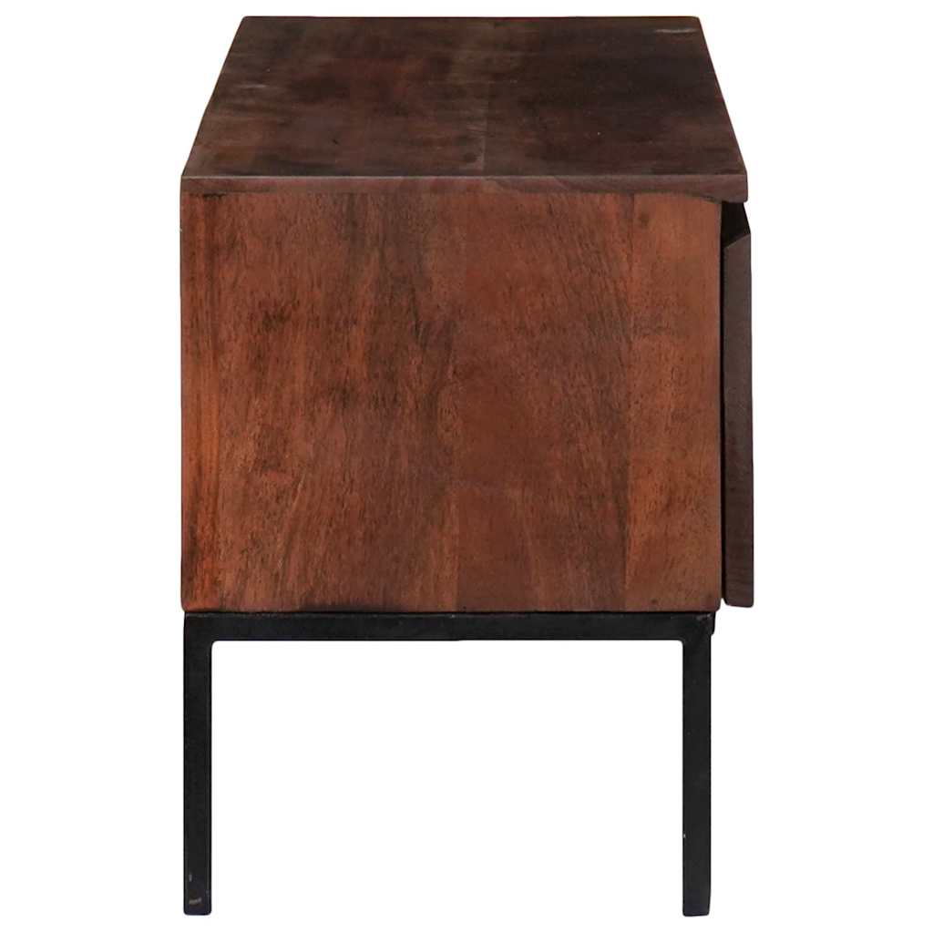 TV-skap med skuff honningbrun 110 x 30 x 36 cm heltre akasie