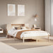 Seng med bokhylle uten madrass 160x200 cm heltre furu
