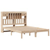 Seng med bokhylle uten madrass 140x190 cm heltre furu