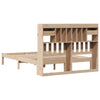 Seng med bokhylle uten madrass 140x190 cm heltre furu