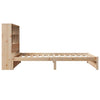 Seng med bokhylle uten madrass 90x190 cm heltre furu
