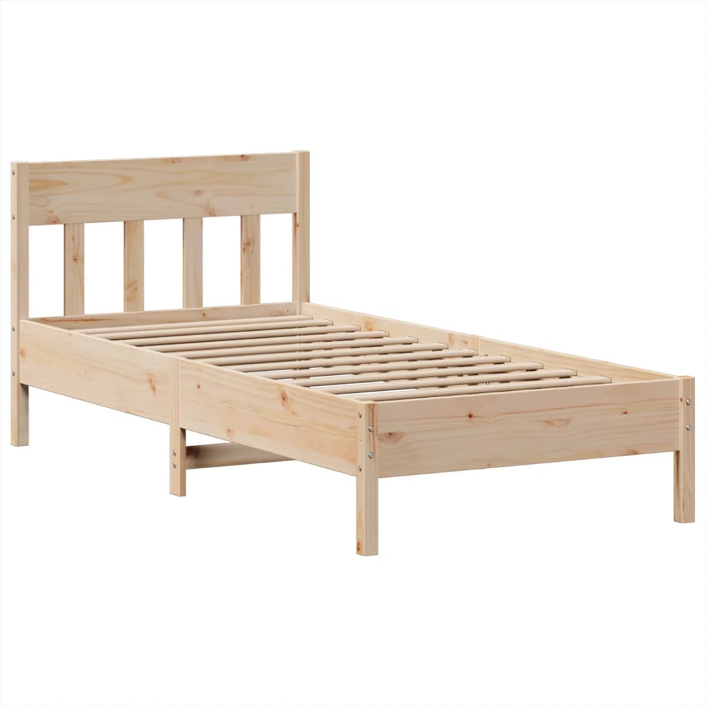 Sengeramme uten madrass 75x190 cm heltre furu