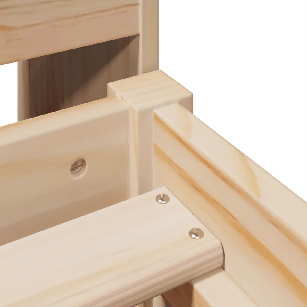 Sengeramme uten madrass 75x190 cm heltre furu