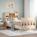 Sengeramme uten madrass 75x190 cm heltre furu