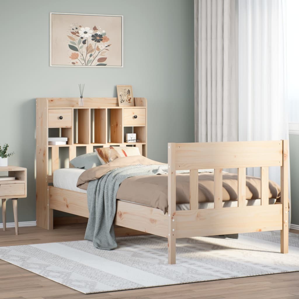 Sengeramme uten madrass 75x190 cm heltre furu