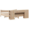 Sengeramme med madrass 200x200 cm heltre furu