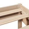 Sengeramme med madrass 200x200 cm heltre furu