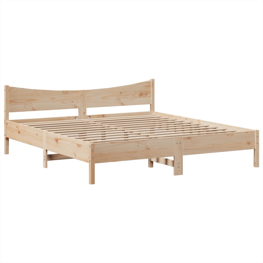 Sengeramme uten madrass 180x200 cm heltre furu
