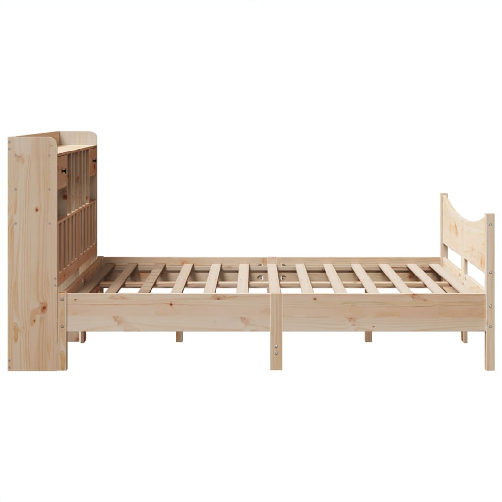 Sengeramme uten madrass 140x200 cm heltre furu