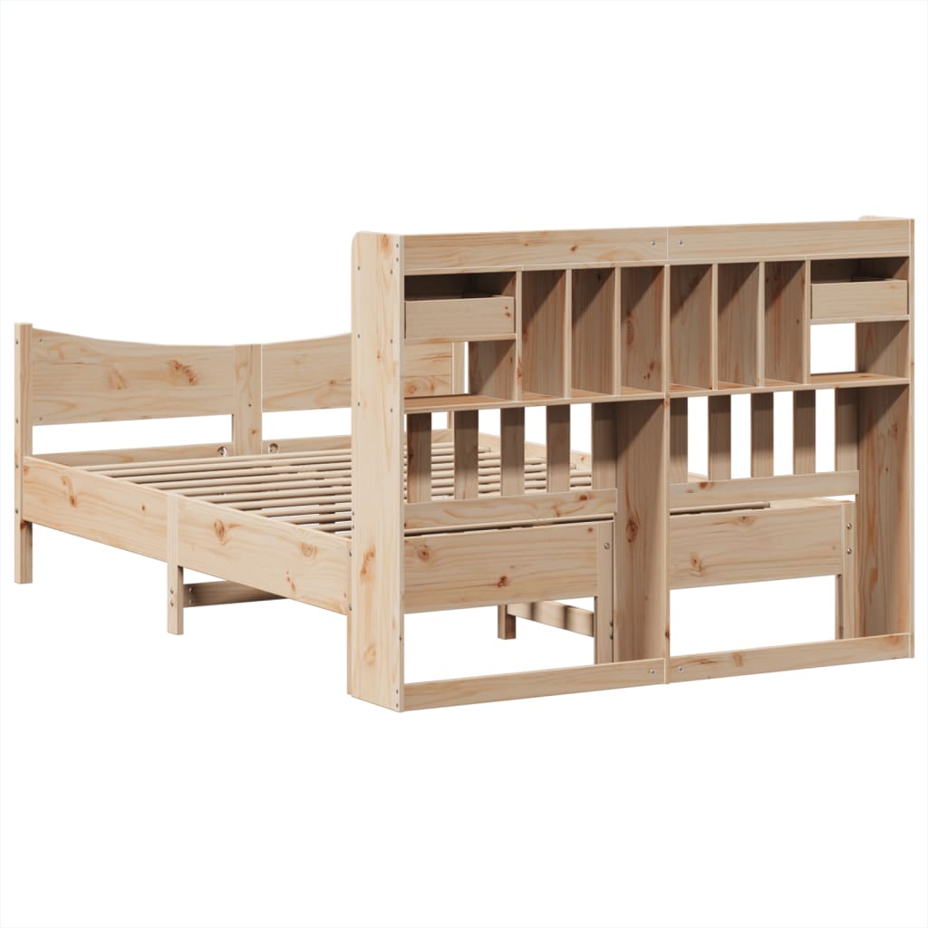 Sengeramme uten madrass 140x200 cm heltre furu