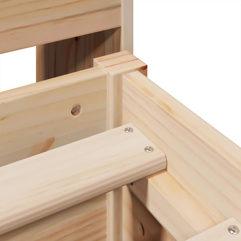 Sengeramme uten madrass 140x200 cm heltre furu