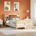 Sengeramme uten madrass 140x200 cm heltre furu
