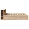 Sengeramme med madrass 200x200 cm heltre furu