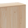 Sengeramme med madrass 200x200 cm heltre furu