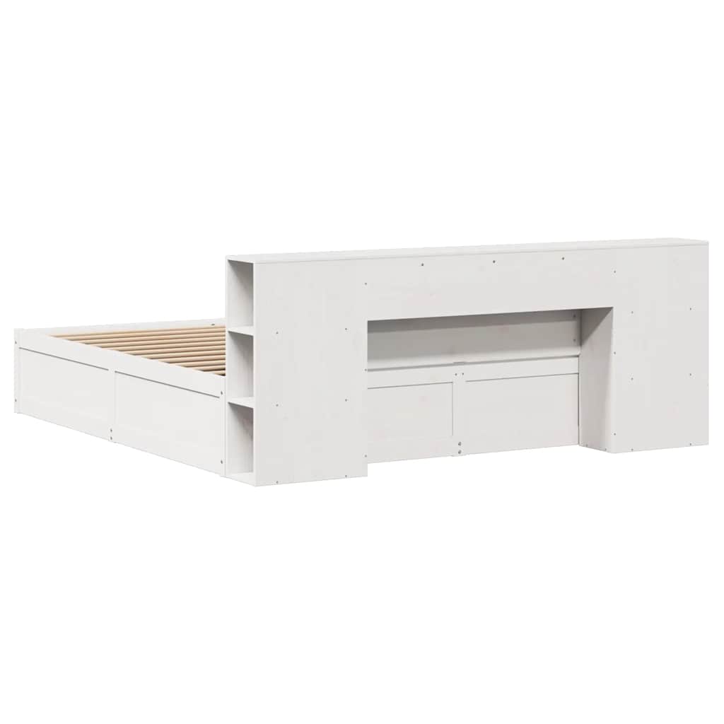 Sengeramme uten madrass hvit 180x200 cm heltre furu