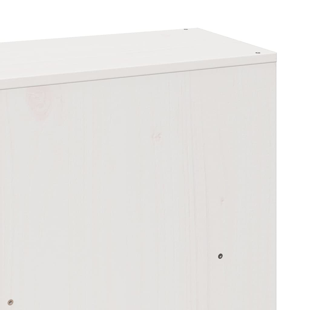 Sengeramme uten madrass hvit 180x200 cm heltre furu