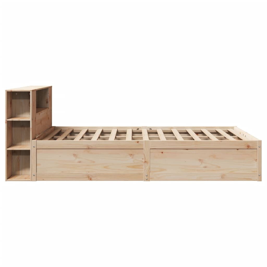 Sengeramme uten madrass hvit 135x190 cm heltre furu