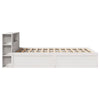 Sengeramme uten madrass hvit 135x190 cm heltre furu