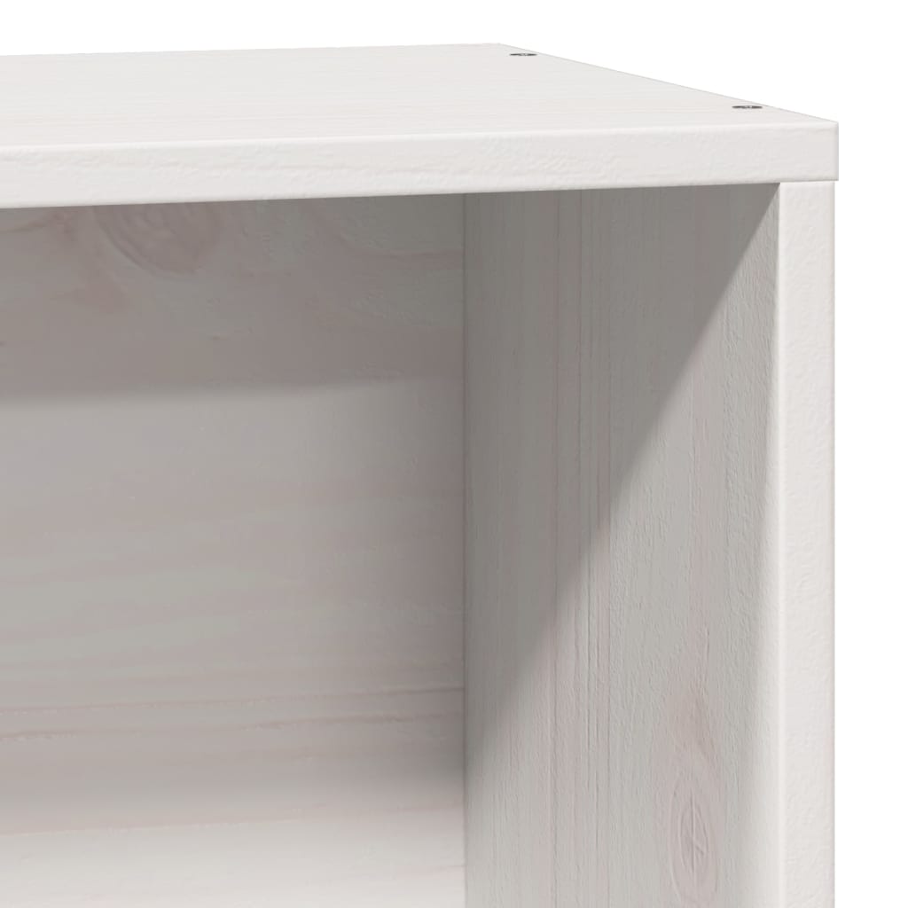 Sengeramme uten madrass hvit 75x190 cm heltre furu