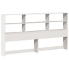 Sengeramme med madrass hvit 200x200 cm heltre furu