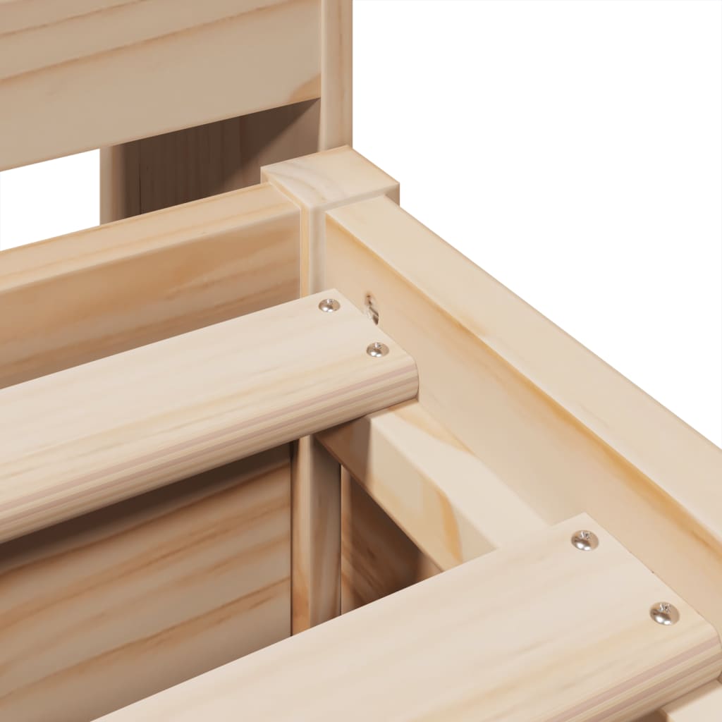 Sengeramme uten madrass 180x200 cm heltre furu