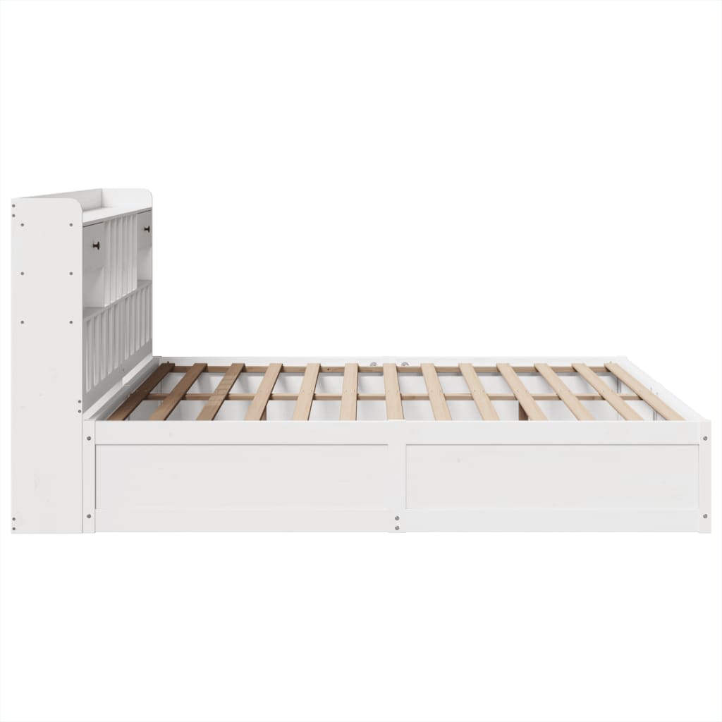 Sengeramme uten madrass hvit 180x200 cm heltre furu