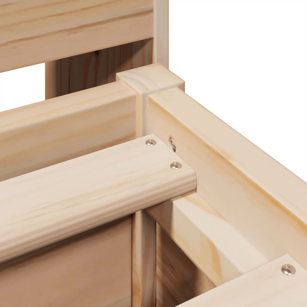 Sengeramme uten madrass 140x190 cm heltre furu