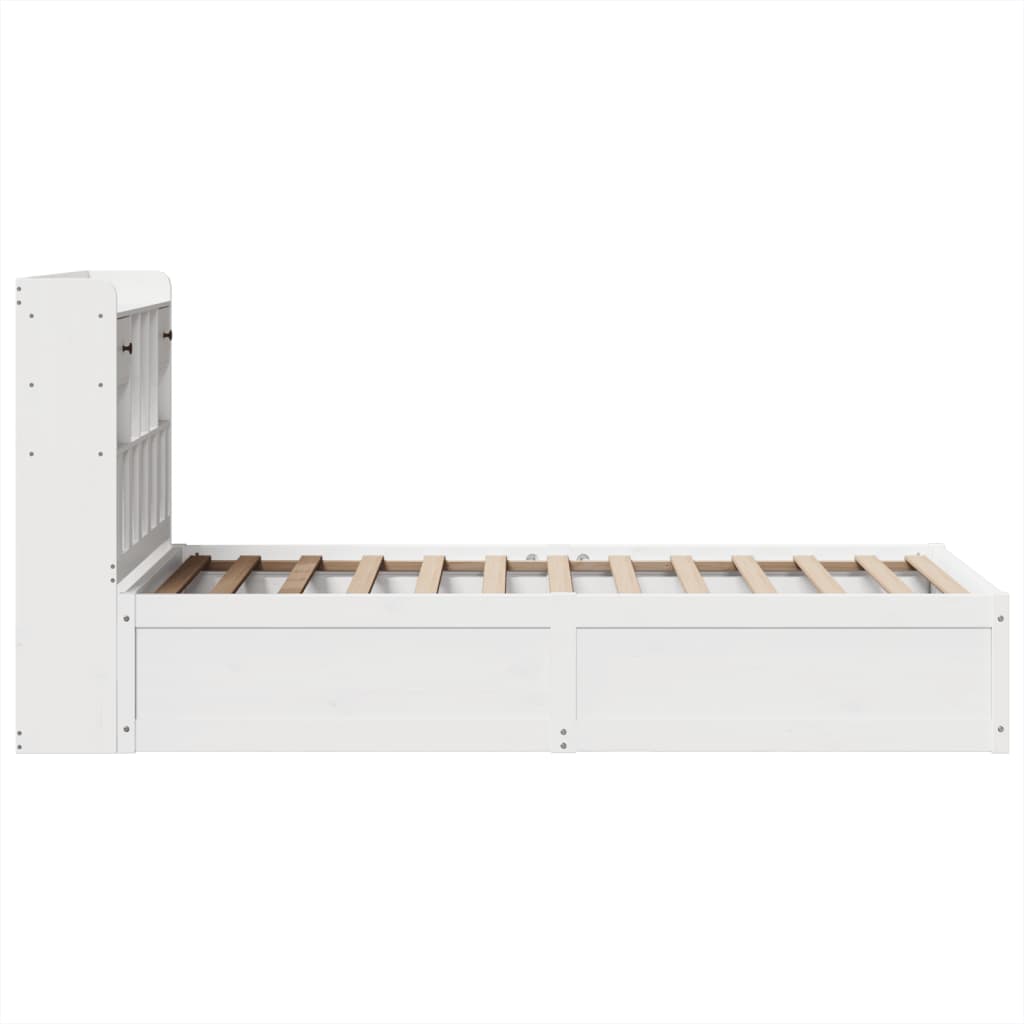Sengeramme uten madrass hvit 90x190 cm heltre furu