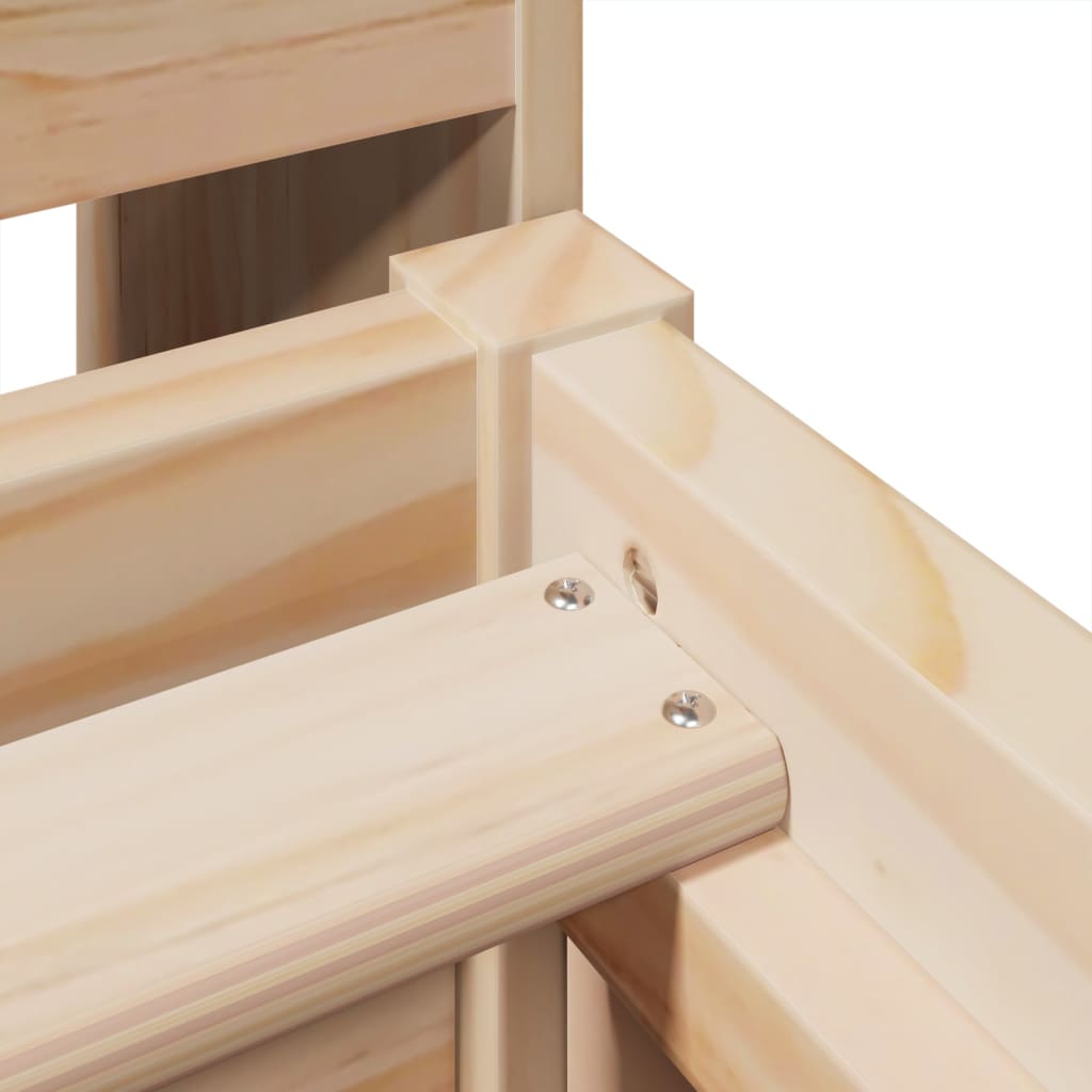 Sengeramme uten madrass 75x190 cm heltre furu