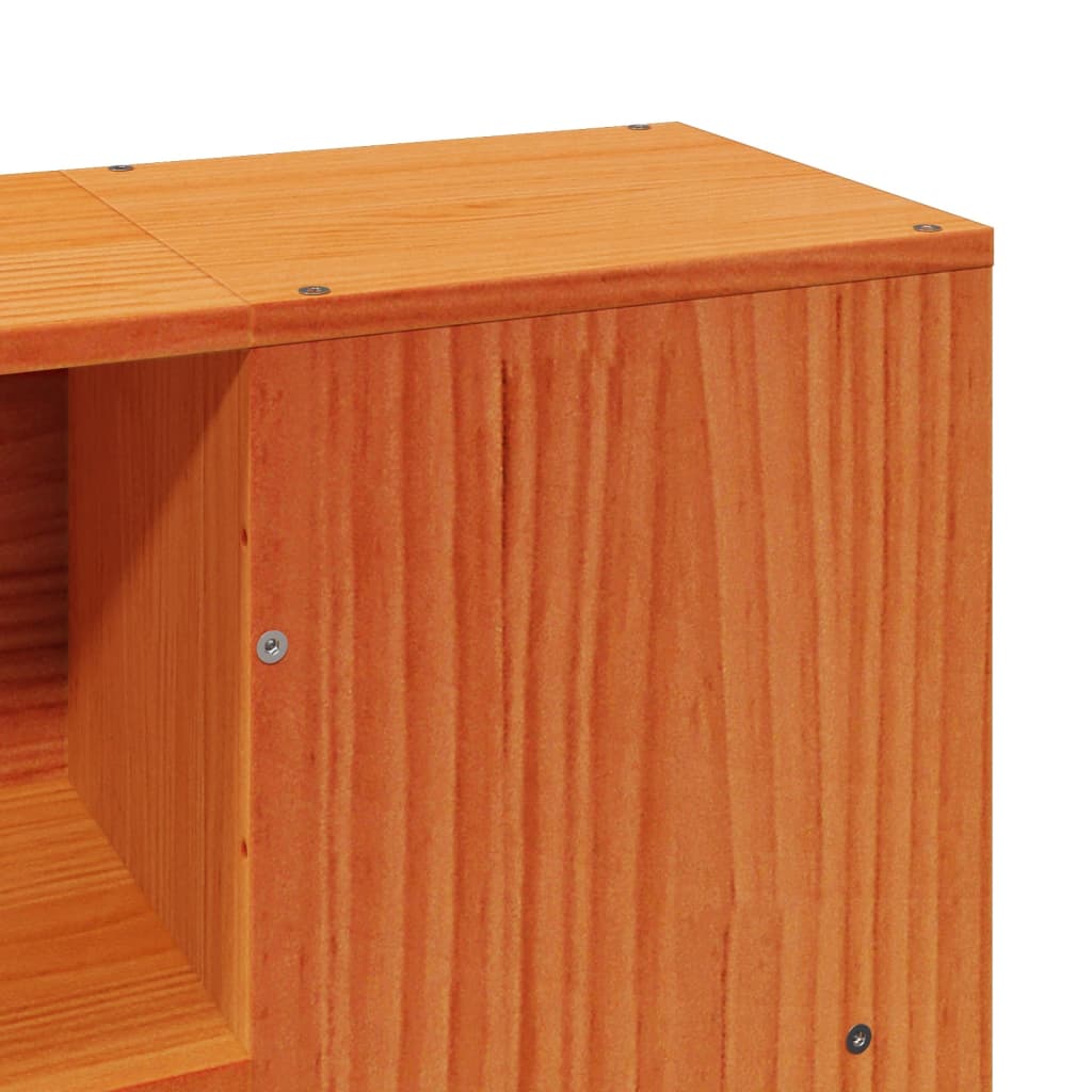 Sengeramme uten madrass brun 135x190 cm heltre furu