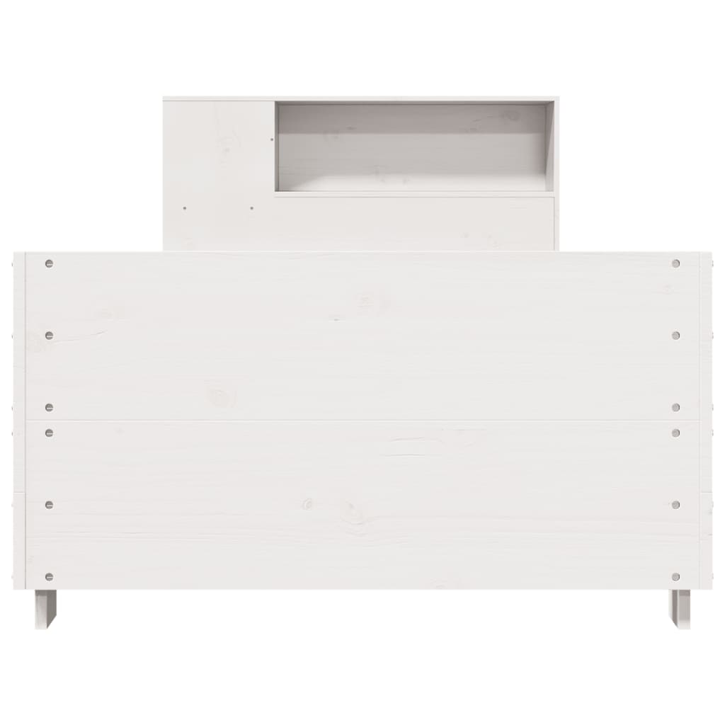 Sengeramme uten madrass hvit 75x190 cm heltre furu