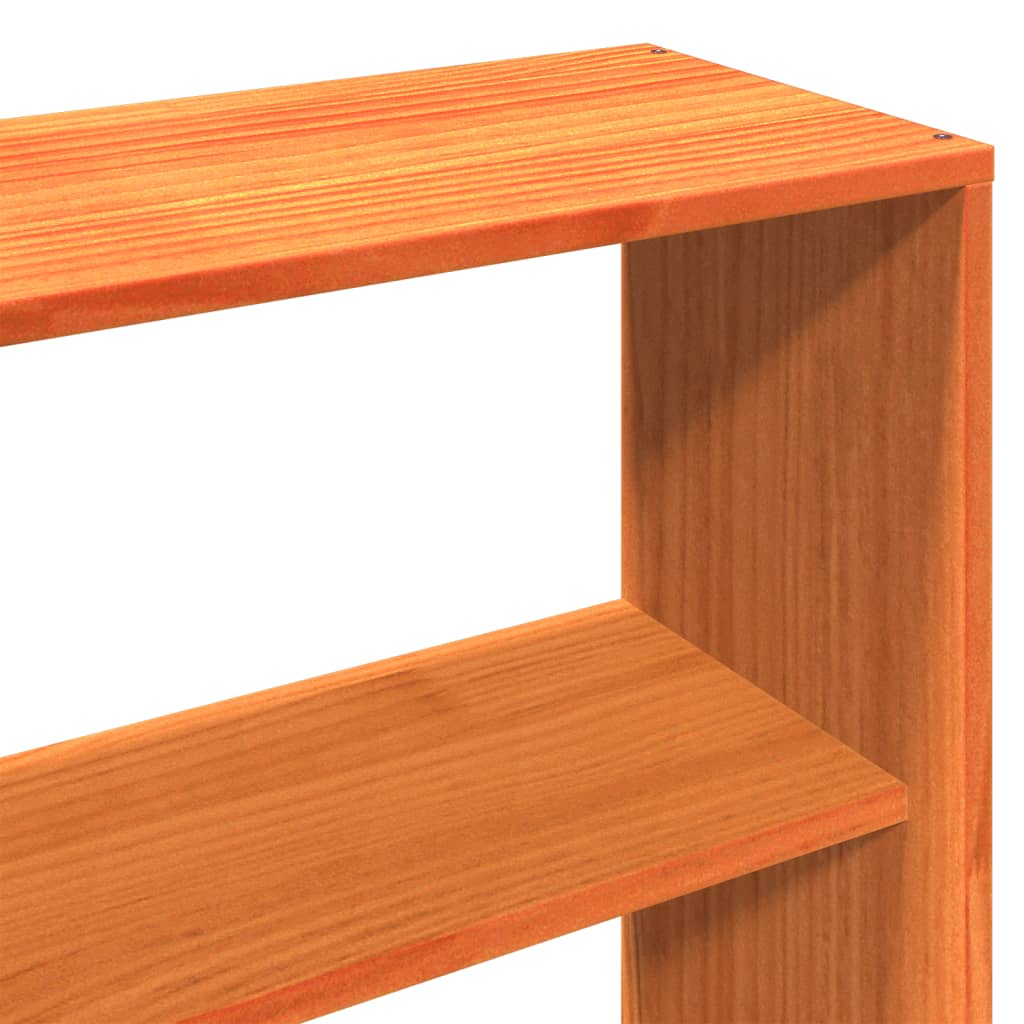 Sengeramme uten madrass voksbrun 180x200 cm heltre furu